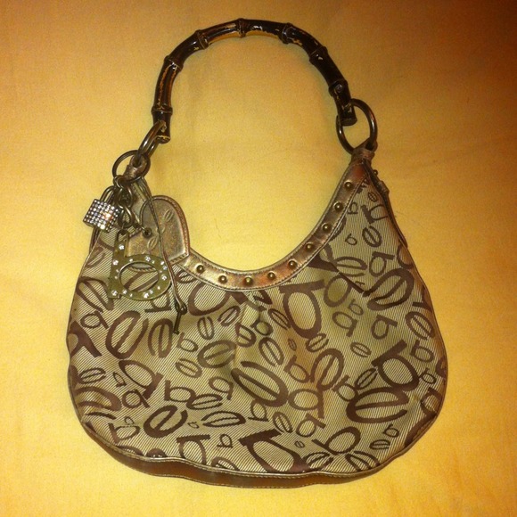 Bebe w/ charms purse