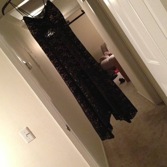 Formal lace gown