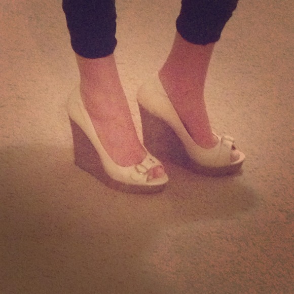 Charlotte Russe tan wedges!