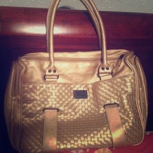 Metallic Gold Vans Purse NWOT