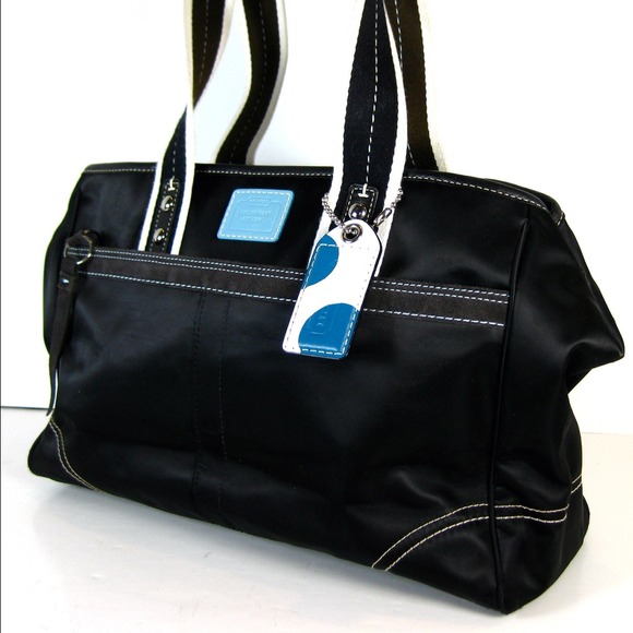 🌀Traded with Lois Coach Authentic Sateen Tote Bag