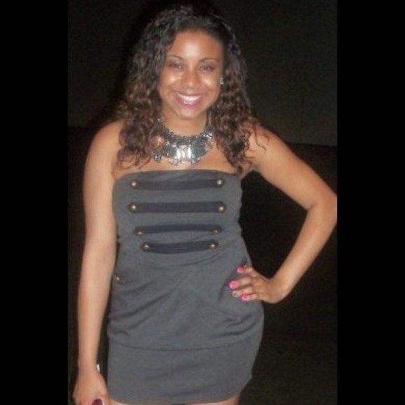 Gray Party Dress