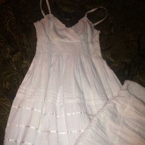 White cotton maxi dress