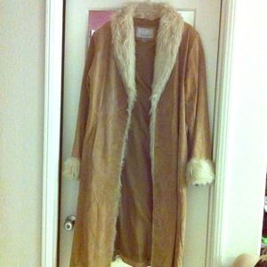 Wilson's leather and faux fur coat