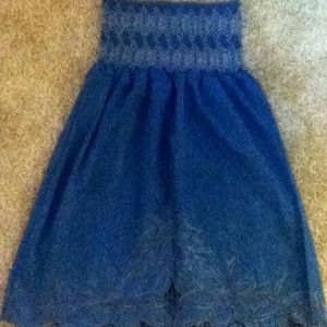 Blue Denim Dress
