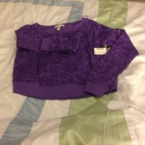 Just reduced Purple aeropostale light sweat shirt