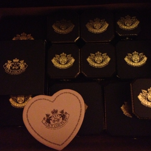 Lot of 13 Juicy Couture Jewelry boxes (empty)