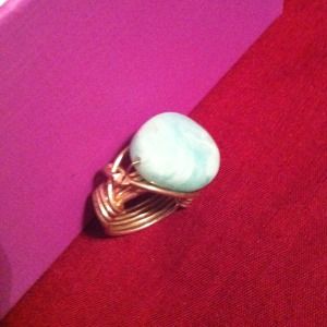 Turquoise Wire Wrap Ring