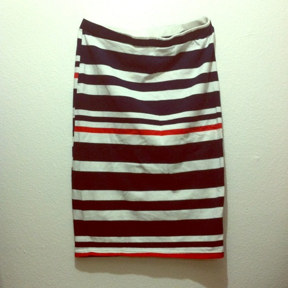 Pencil skirt.