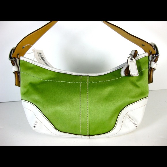 🌈Sold in bundle Coach authentic lime bag