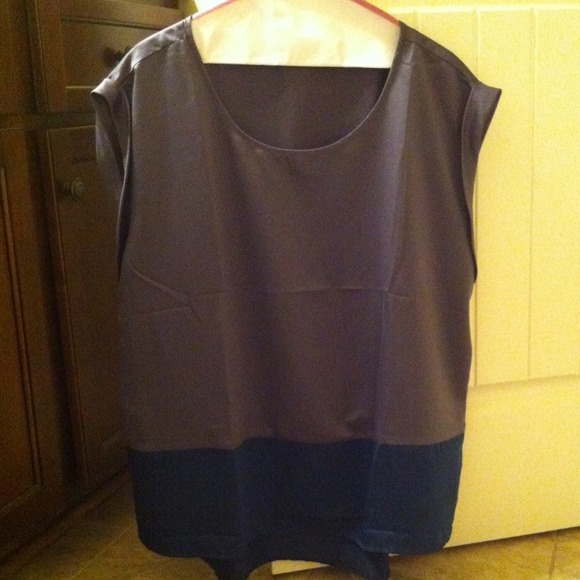 🚫RESERVED🚫Grey and Blue Shirt
