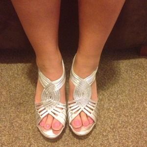 Sweet silver heels