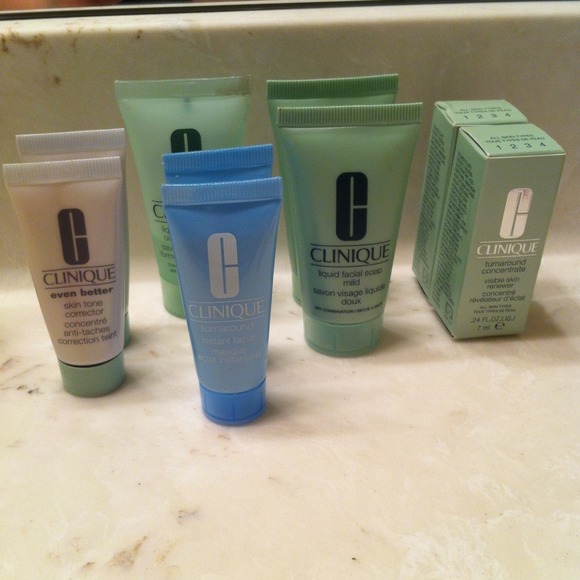 ***RESERVED*** 9 Tester Clinique Facial Cleaners