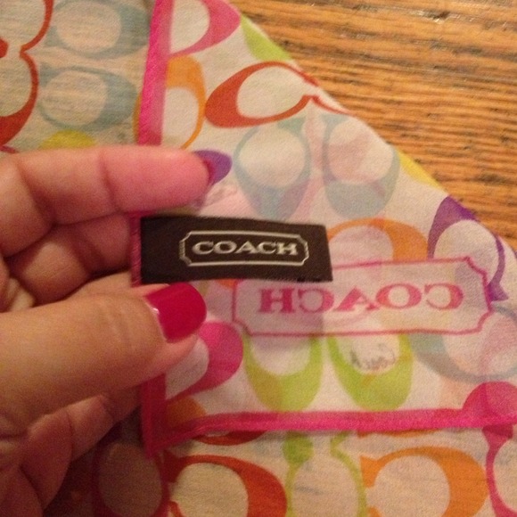 Multi color coach scarf - Picture 2 of 4