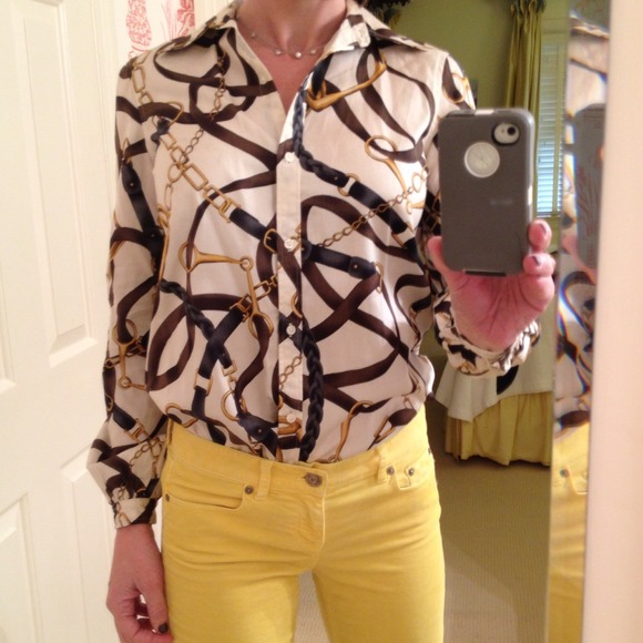Ralph Lauren bit blouse size xs