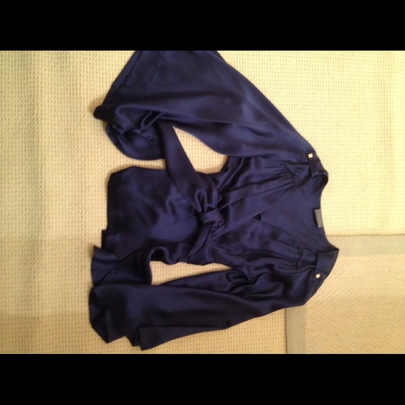 Everett parker kimono 100%silk blouse size 8
