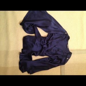 Everett parker kimono 100%silk blouse size 8