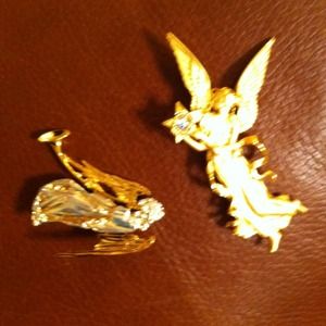 Two Angel pins