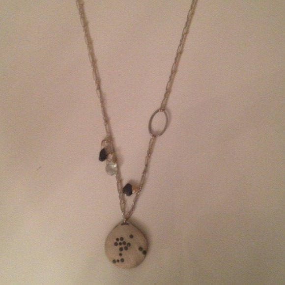 Multi-strand necklace with crystal stones