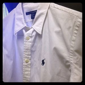 Ralph Lauren white button down