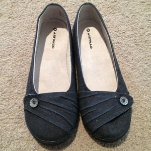 Gray shoes worn once!