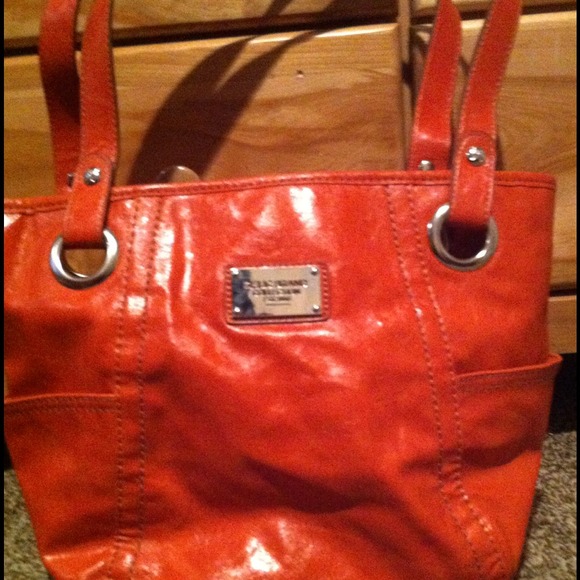Orange handbag