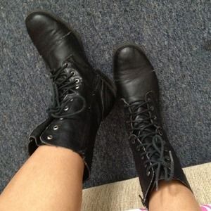 Black boots