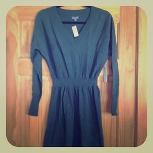 REDUCED PRICE Dark Green Sweater Dress by Lilla P