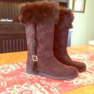 Coach winter boots Reduced!