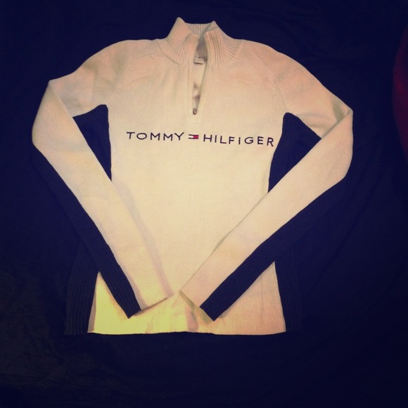 Half zip Tommy Hilfiger long sleeve sweater