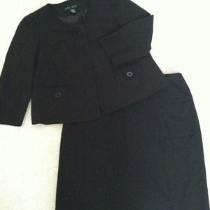 Larry Levine Suit - Black Stretch