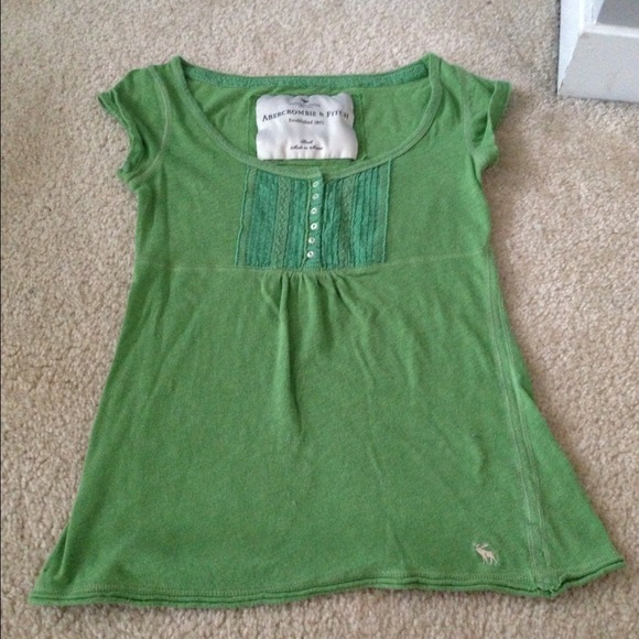 Abercrombie Green Tee