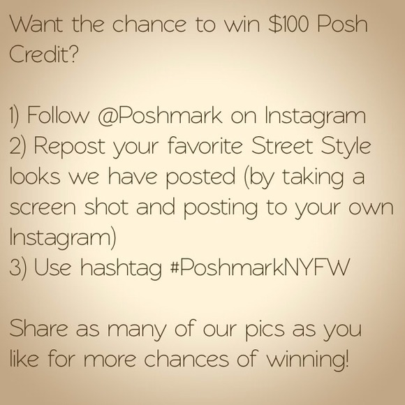 #PoshmarkNYFW Giveaway! - Picture 2 of 2