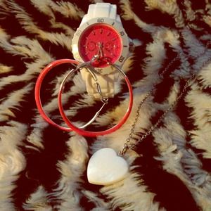 Hot Pink Valentines jewelry bundle 💗