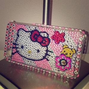 Rhinestones Hello Kitty iPhone 4/4s Case