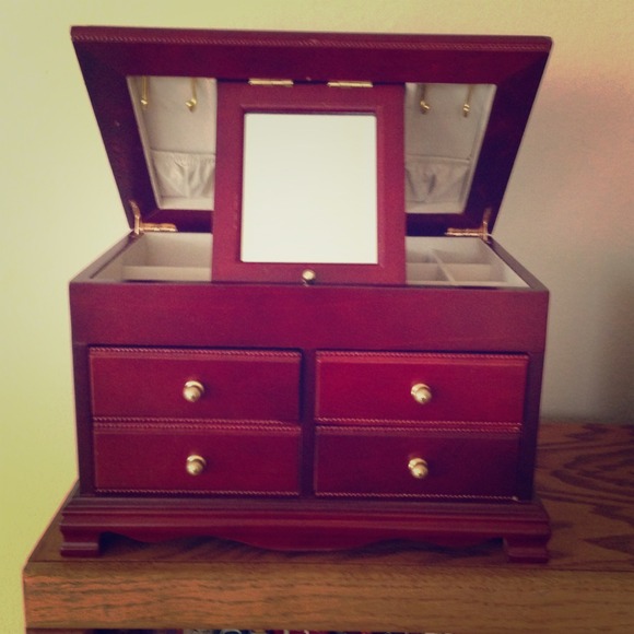 Cherry Wood Jewelry Box
