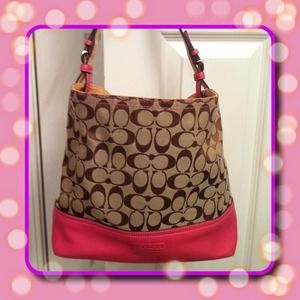 RESERVED!! Authentic Signature Coach Handbag