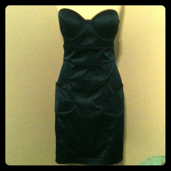 Dark green dress
