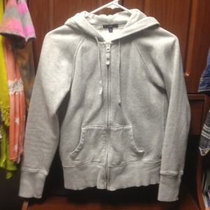Gray Gap zip up hoodie
