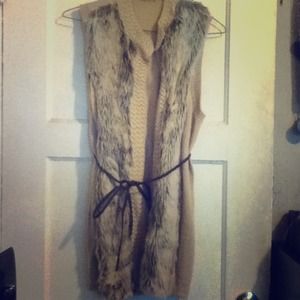 Faux Fur Vest.
