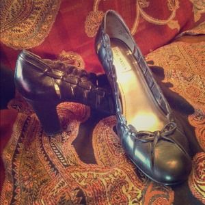 $10 Steve Madden Black Leather Pump Sz 9