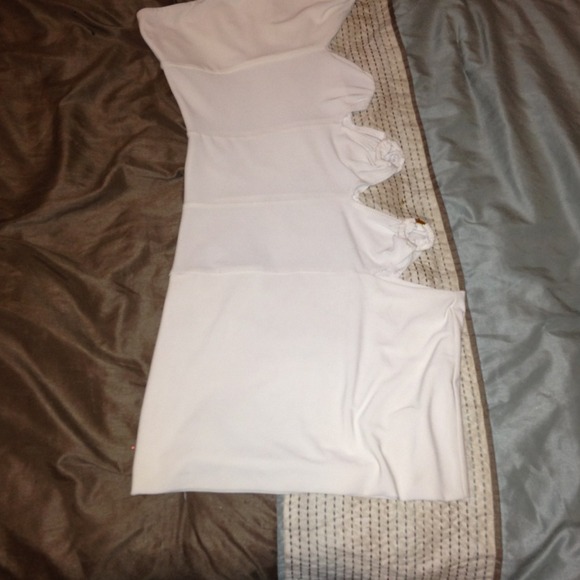 Sexy white night dress with gold rings side out❗❗❗