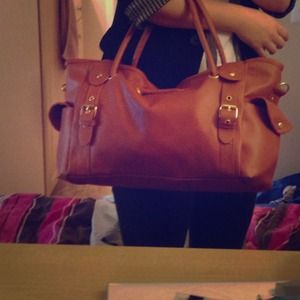 🚫SOLD🚫Brown faux leather bag
