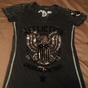 Buckle affliction shirt size small