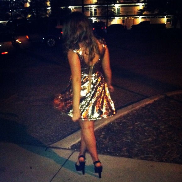 Bebe sparkly sequin dress! - Picture 3 of 4