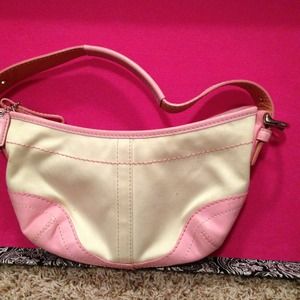 Authentic pink coach purse
