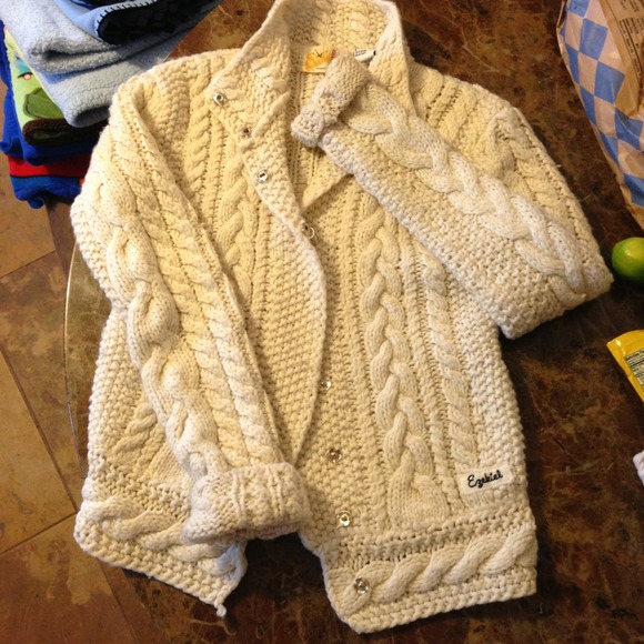 Wool knitted sweater