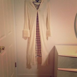 Ankle length cardigan