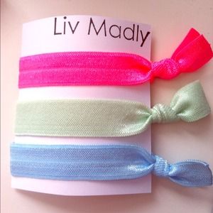 Liv Madly Hair Ties - neon