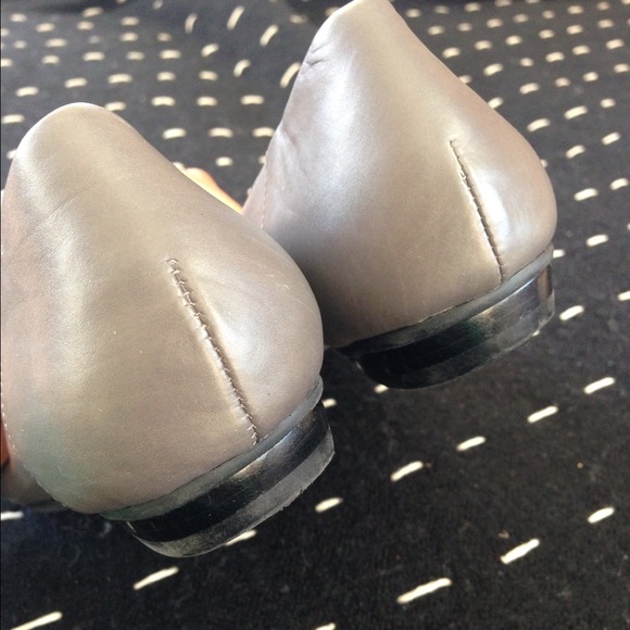 Scarpe Diem Leather Ballet Flats grey- size 6M - Picture 4 of 4
